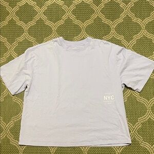 Old Navy Light Gray Short Sleeve Tee